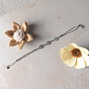 Celestial Trio 925 Silver Color Burst Wristlet