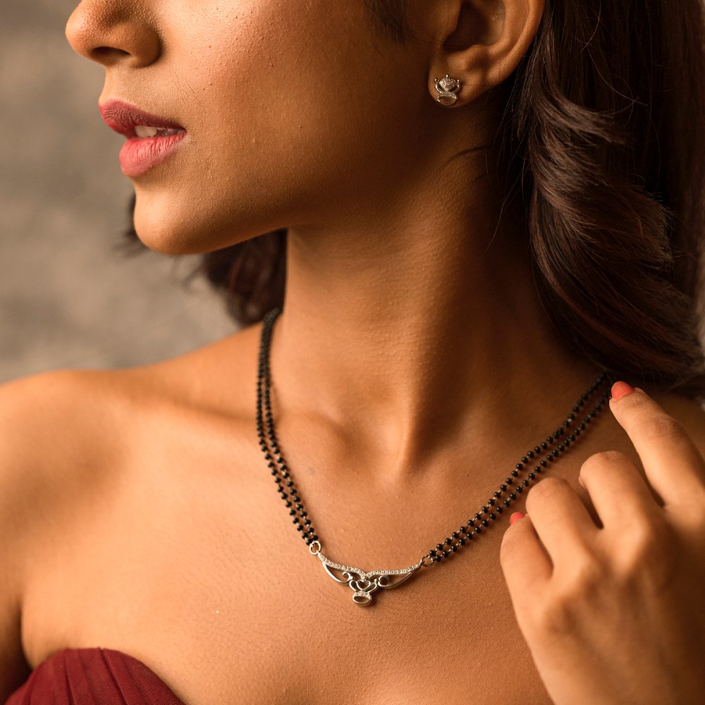 Eternal Vow 925 Silver Mangalsutra Set
