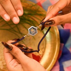 Trishakti Divine Strength 925 Silver Rakhi