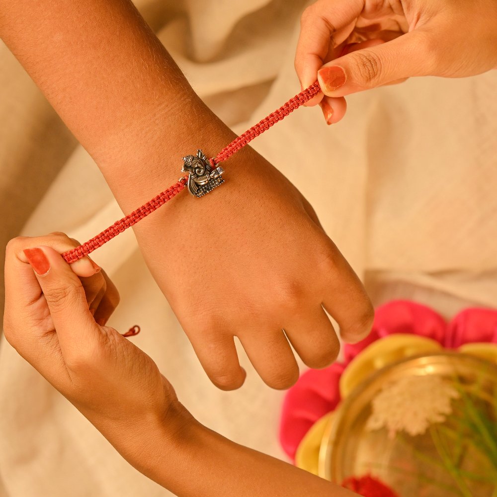 Vidyavinayak The Divine Scholar 925 Silver Rakhi