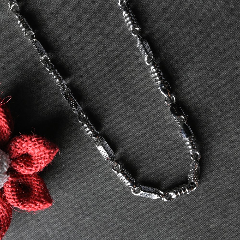 Titan Pulse 925 Silver Men's Chain