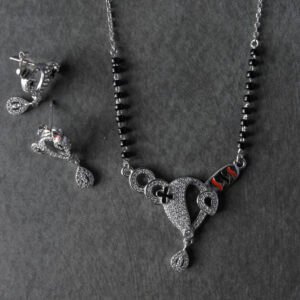 Veda Sutra 925 Silver Mangalsutra Set