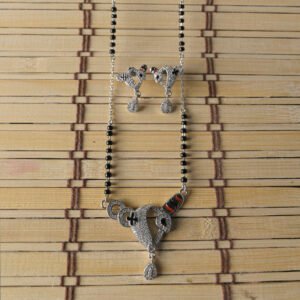 Veda Sutra 925 Silver Mangalsutra Set