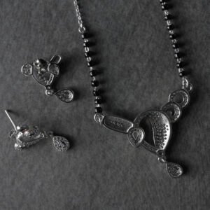 Veda Sutra 925 Silver Mangalsutra Set