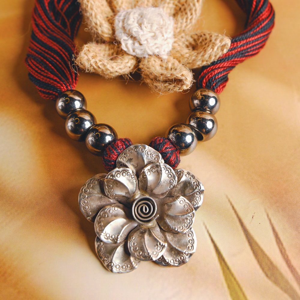 Blossom Grace 925 Silver Pendant Necklace