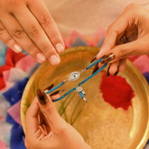 Nazar Evil Eye Protection 925 Silver Rakhi
