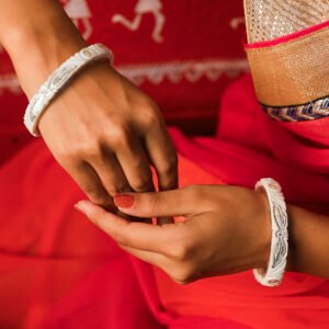 Divya Shringar 925 Silver Sankha Bangles
