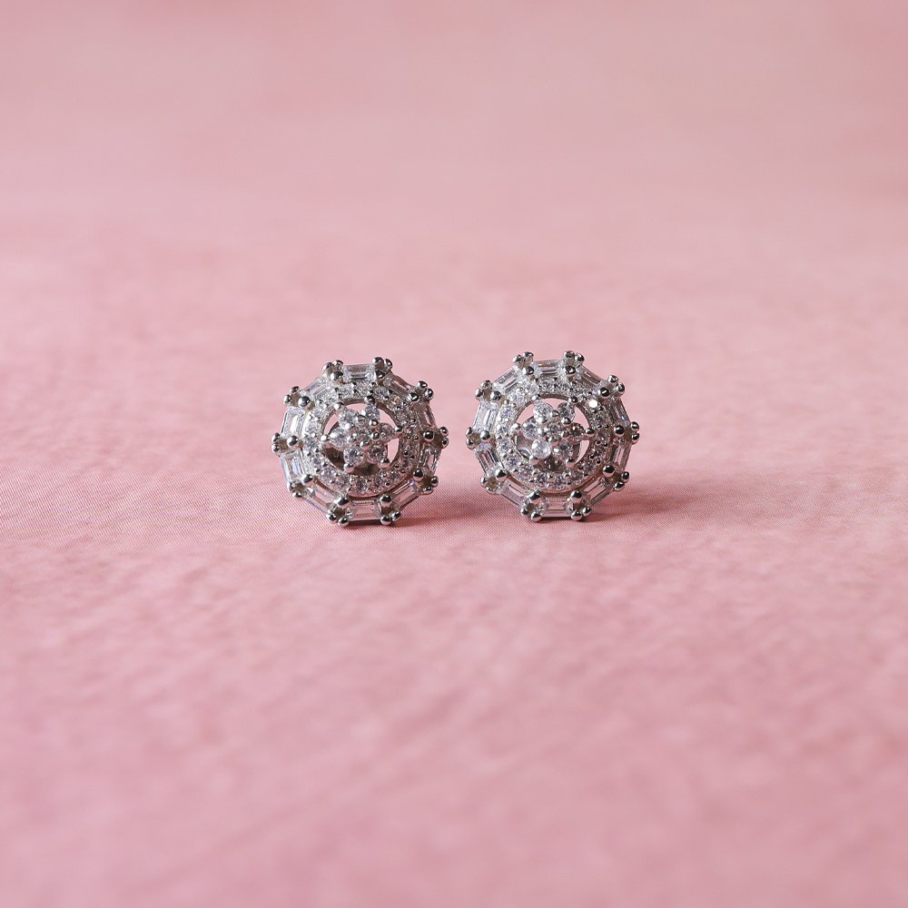 Celestial Bloom 925 Silver Earrings