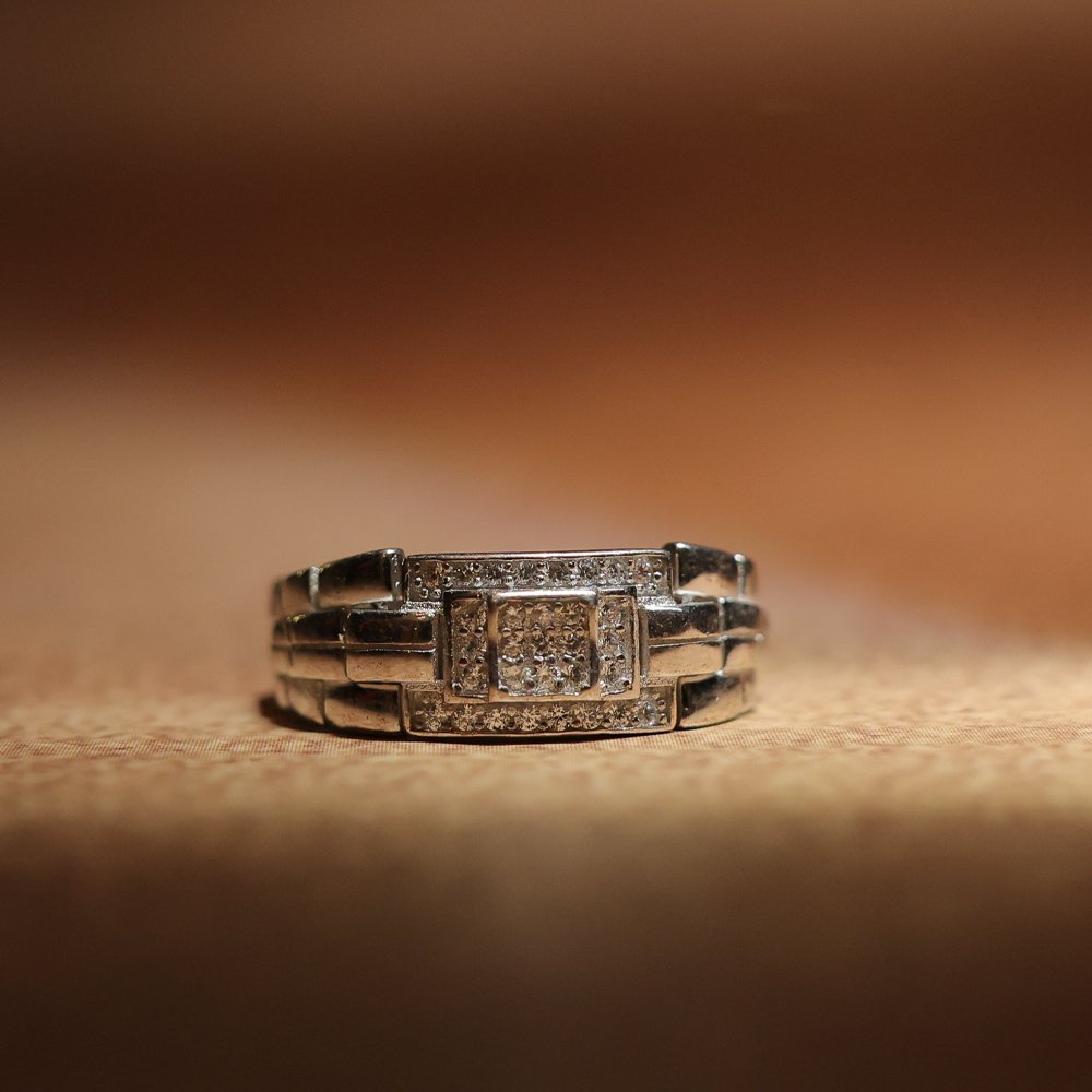 Imperial Square 925 Silver Men’s Ring
