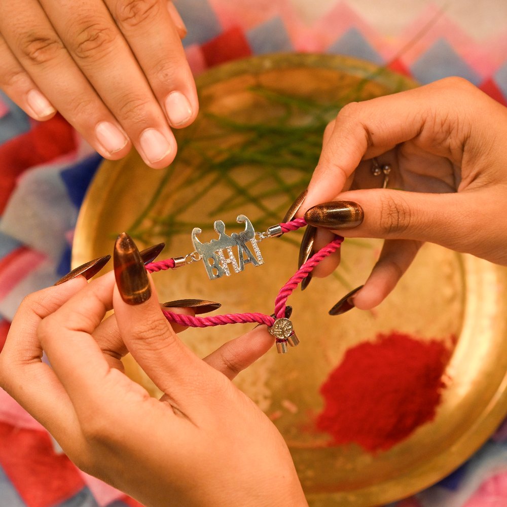 Bhai Shakti 925 Silver Rakhi