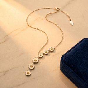 Daisy Cascade 925 Silver Necklace