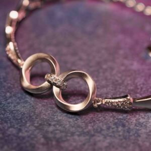 Infinity Circle 925 Silver Bracelet
