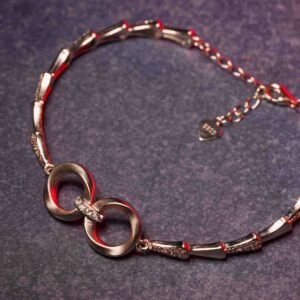 Infinity Circle 925 Silver Bracelet